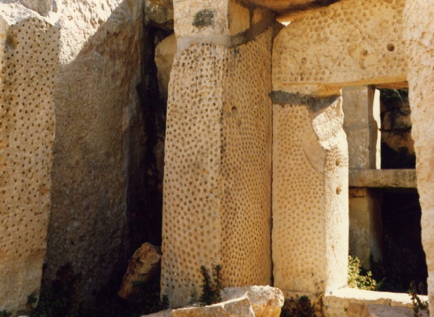 The megalithic temple Ħaġar Qim © jkb