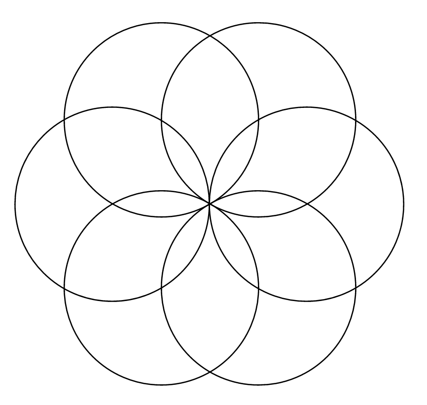 Six circles